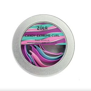 Set of eyelash lamination rollers ZOLA / Candy Extreme Curl (S, M, L, XL, LL)